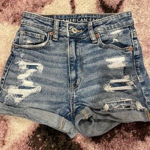 Ripped jeans, blue
